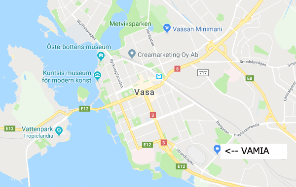 En karta över Vasa